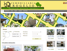 Tablet Screenshot of inmobiliariarogelio.com